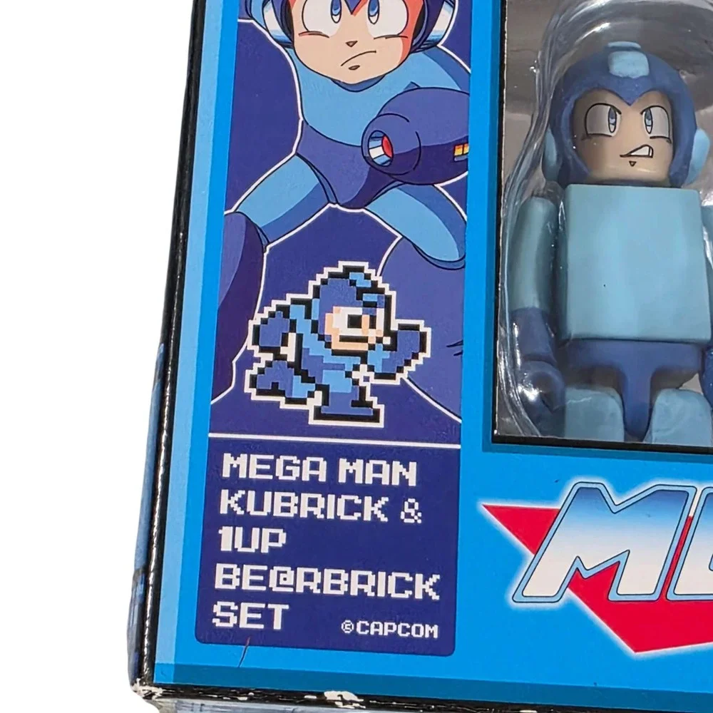 Medicom Toy Mega Man Kubrick &‎ Be@rbrick Set Action Figure Collectible New